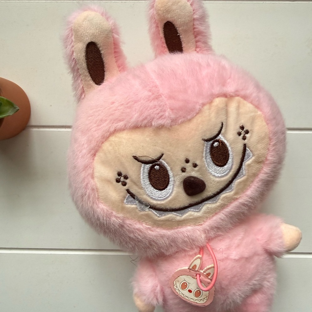 Pink Plush Bunny Stuffed Toy